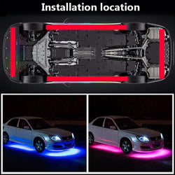 Premium RGB Underglow Car Lights | App Controlled LED Kit