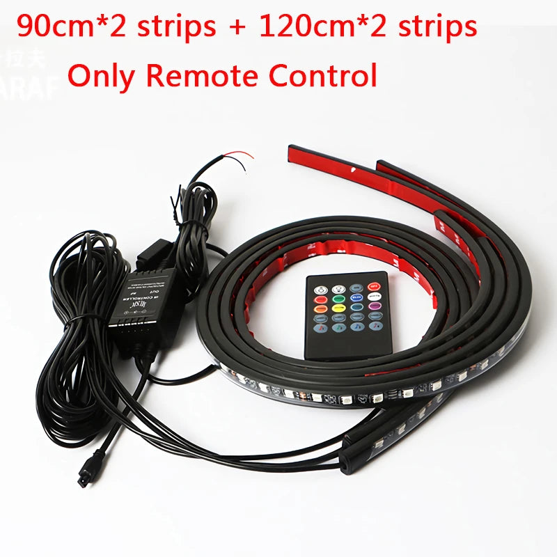 Premium RGB Underglow Car Lights | App Controlled LED Kit