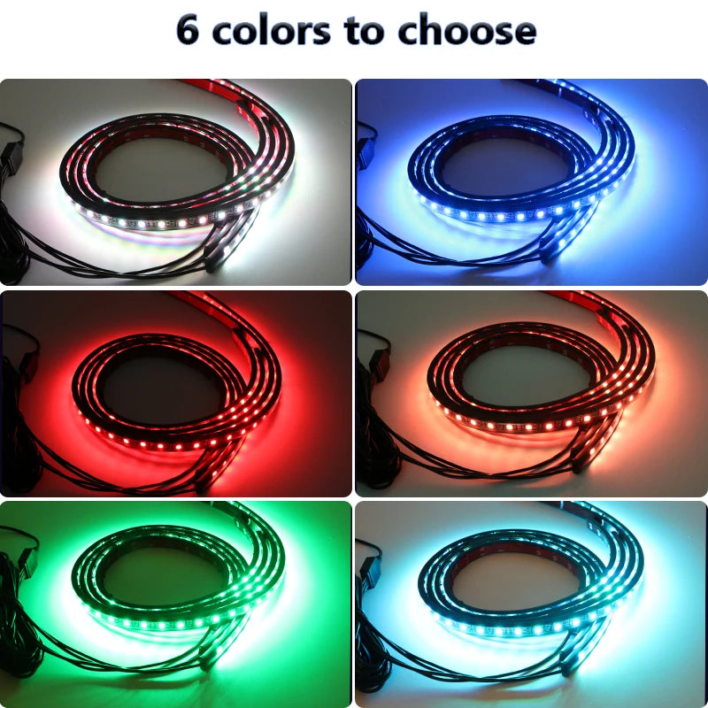 Premium RGB Underglow Car Lights | App Controlled LED Kit