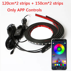 Premium RGB Underglow Car Lights | App Controlled LED Kit
