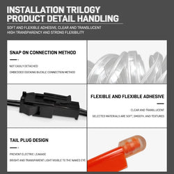 Flexible Ambient LED Trim Lighting